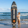 MYBOAT Inflatable Stand up Paddle Board 11'6''x35''x6'' Inflatable sup Drop Stitch Material Fishing Paddle Board with Seat