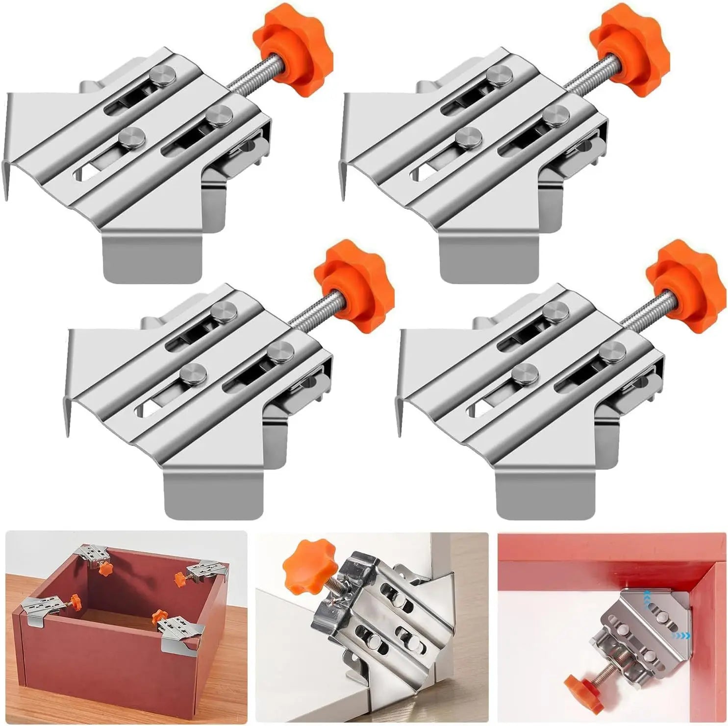 Hose Clamp Right Angle Multi-functional Strong Closed Stainless Steel 90-degree Holder for Connection Metric