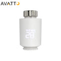 Tuya Smart Zigbee Programmable Thermostatic Radiator Valve Avatto Digital Room Thermostat Valve