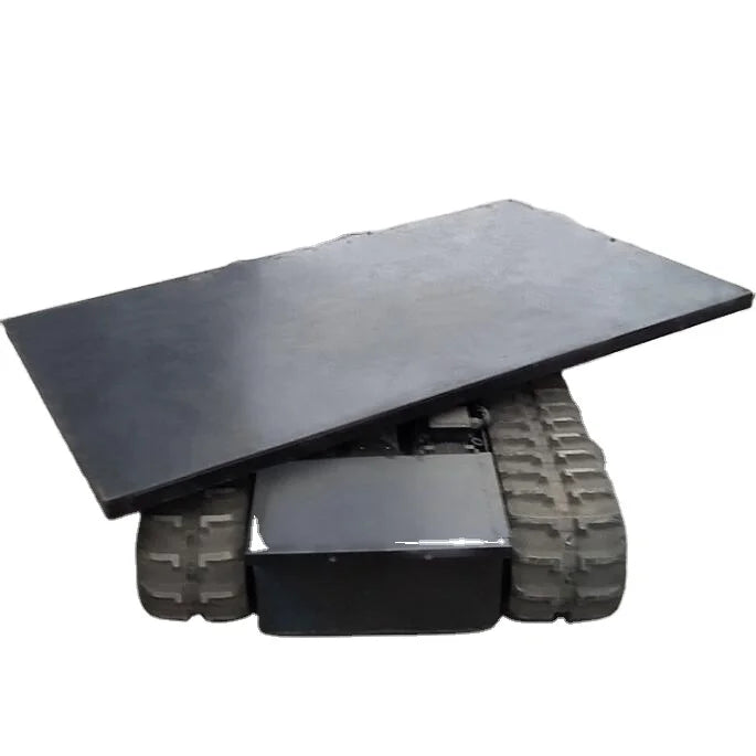 Factory Supply Remote Control Rubber Track Undercarriage Durable for Transport Crawler Chassis Certified Manufacturing Plant