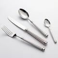 Forged Shine Mirror Polish Stainless Steel 18/10 Gold Classic High-end Luxury Cutlery Set for Banquet & Back to School