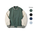 Flight Bomber Jacket Baseball Jacket Unisex Sport Streetwear Letter Men Print Casual Coat With Pocket Varsity Satin Jackets