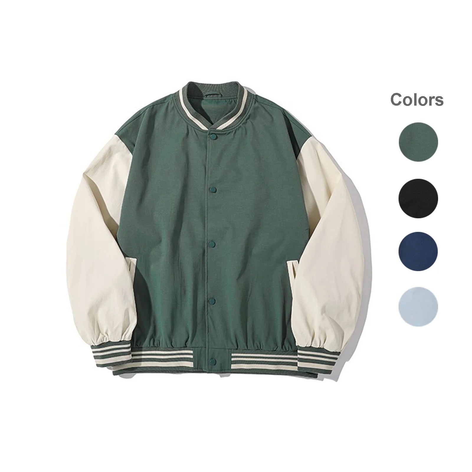 Flight Bomber Jacket Baseball Jacket Unisex Sport Streetwear Letter Men Print Casual Coat With Pocket Varsity Satin Jackets