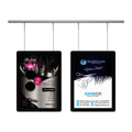 Rectangle Super Clear Acrylic Shop Retail Store Publicity Posters Frame Led Sign Board Window Hanging Hair Salon Display