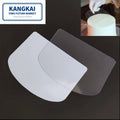 Hot Sale Transparent Soft Cake Scraper Semicircle Curved Cake Smoother Scraper Decoration Baking Tool