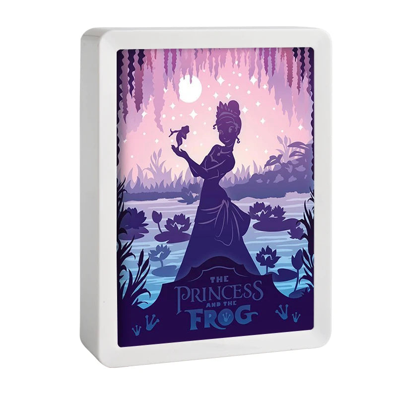 Children Night Light Fairy Tales the Frog Prince Princess Story Bedside Lamp Bedroom Gift Items for Girls