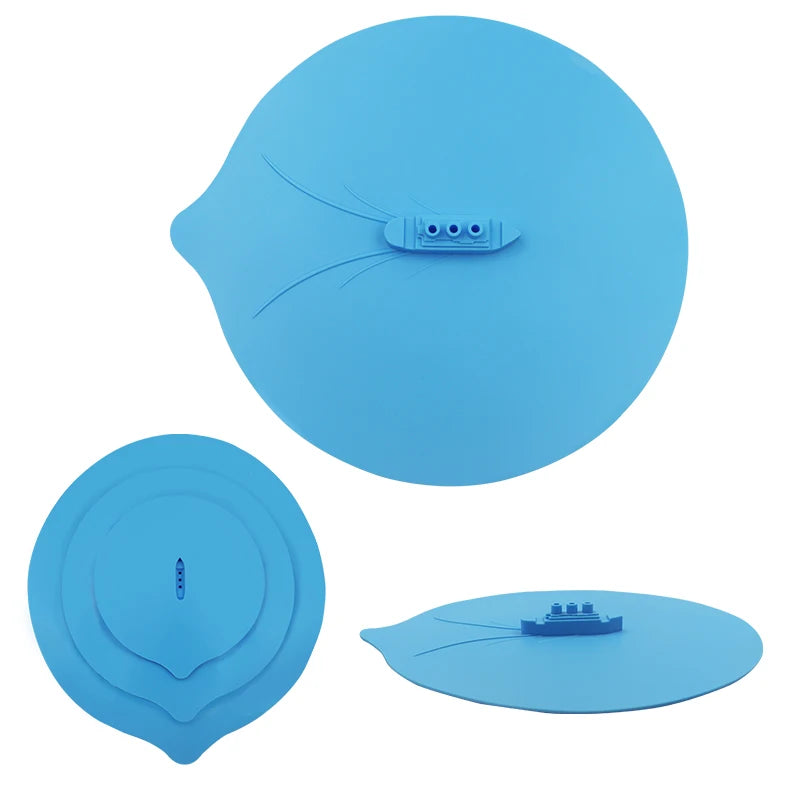 High Quality 3pcs Set Food Grade Silicone Steam Ship Pot Lid Covers-Reusable Heat Resistance for Cooking Pot