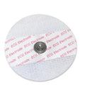 Lightweight Breathable Self-Adhesive Electrode Pads White PP Non-Woven Fabric Laminated with PP Film Fusible Twill Cross Style