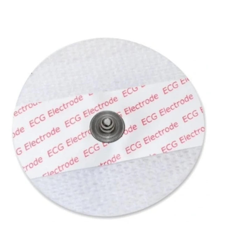 Lightweight Breathable Self-Adhesive Electrode Pads White PP Non-Woven Fabric Laminated with PP Film Fusible Twill Cross Style