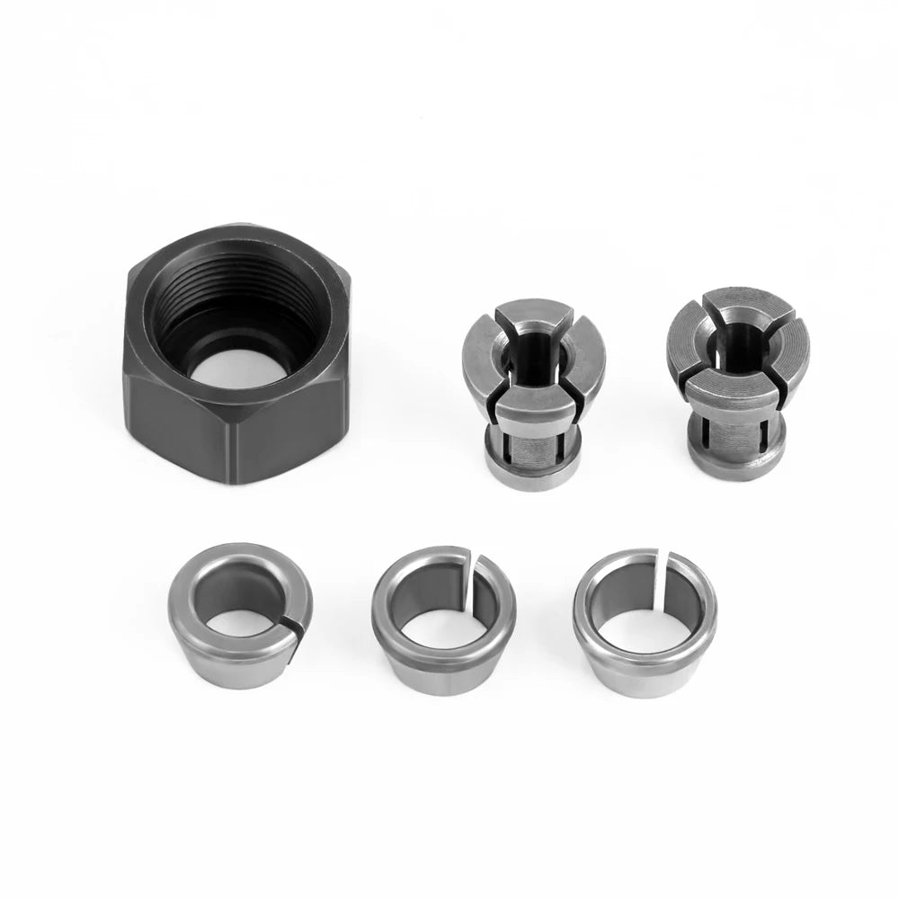 LAVIE Carving Machine Collet Trimming Machine Woodworking Accessories  Adapter ER Clamp Nut -C NUT COLLET