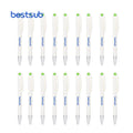 BestSub Wholesale Custom Sublimation Banks Pen Press Office School Pen White 1 Color Printing for Students
