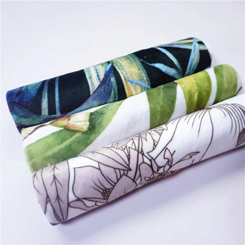 Custom 100% Polyester Smooth Minky Fabric 280GSM Animal Print for Baby Blankets