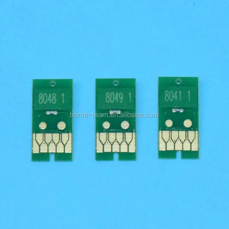 Europe T8041-T8049 Cartridge Chip for Epson SureColor P6000 P7000 P8000 P9000 Wide Format Inkjet Printers 9Colors