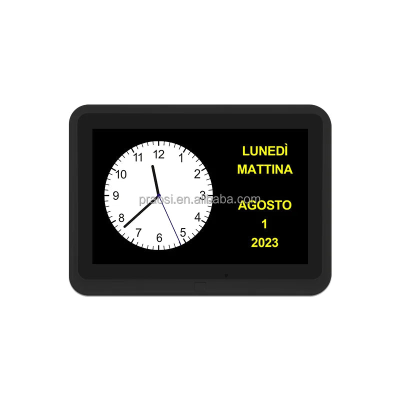 Easy Use 7 8 10 Inch LCD Display Digital Calendar Alarm Clock Seniors Elderly Dementia Alzheimer's Clock Taking Pills Reminder