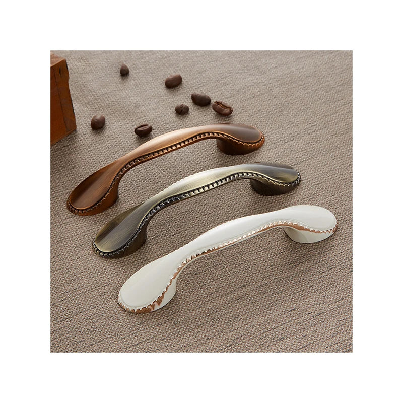 Metal Kitchen Drawer Cabinet Door Handle Cupboard Door Furniture Antique Shell Vintage Cabinet Knobs Drawer Handle
