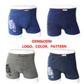 Wholesale Comfortable Breathable Waist Logo Printed Men's Cheap Cotton Underwear Sexy Boxers Men Briefs