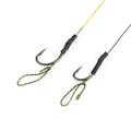 W.P.E Carp Fishing Hair Rig 4#/6# Barbed Fishing Hook Ready Made Boilie Tied 20cm 45LB Braided Coated Fishing Line