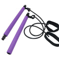 NQ SPORTS Custom Logo Home Fitness Indoor Exercise Portable Yoga Stick Pilates Bar Kit With Resistance Band Pilates Stick Bar Pilates
