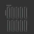 10pcs Silicone Clear Furniture Bumpers Rubber Wall Protector Adhesive Door Bumpers for Cabinets Bumper Pads