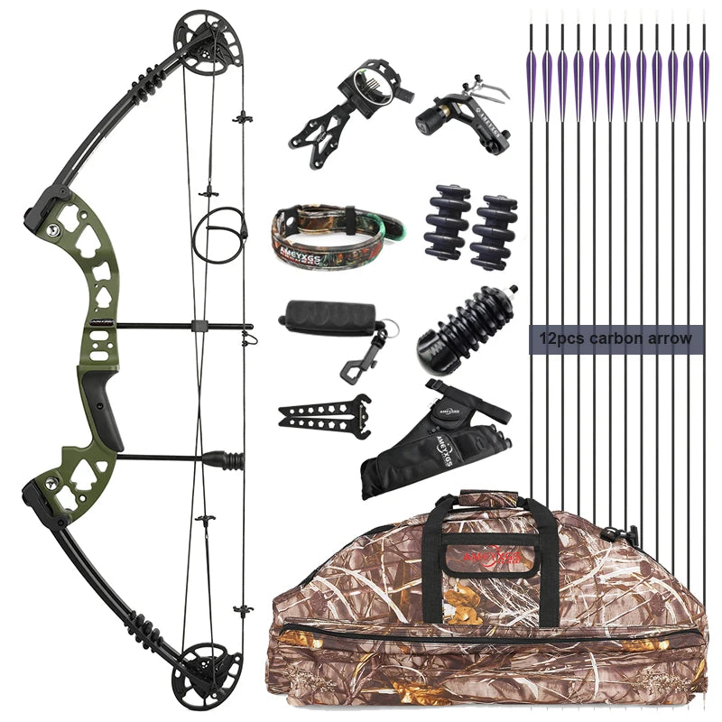 30-55 Lbs Archery Hunting Compound With Take Down Archery Alloys Bow Riser