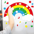 Large Color Recognition Magnetic Sorting Set Rainbow Magnets for Refrigerator Educational Magnetic Stickers