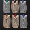 Luxury Men's Fashion Brooch Tassel Chain Accessories Elegant Clothing Brooches