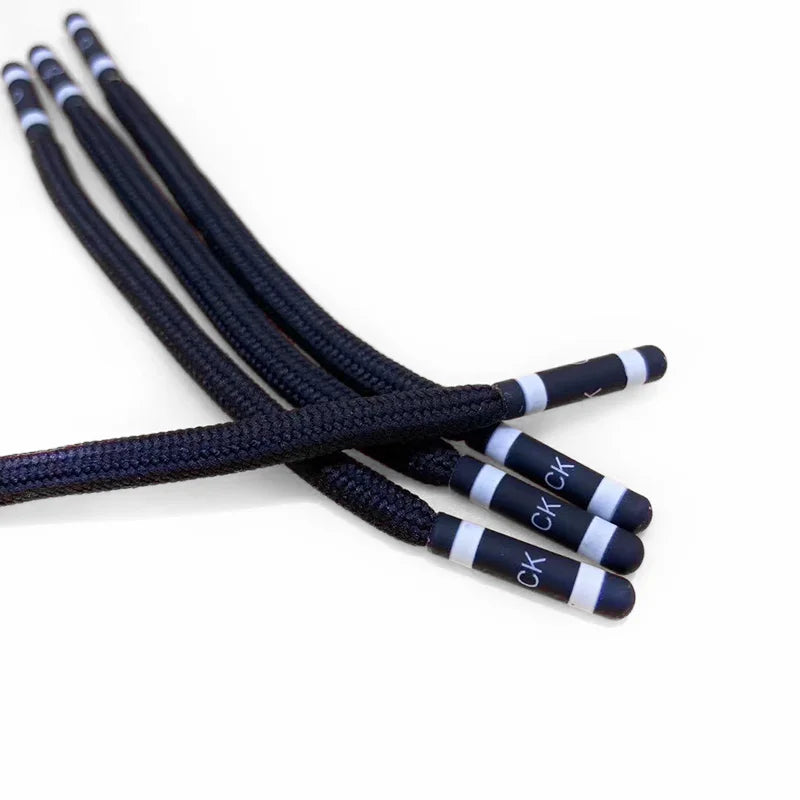 Wholesale Custom Lock Elastic Plastic Shoelace With Plastic End