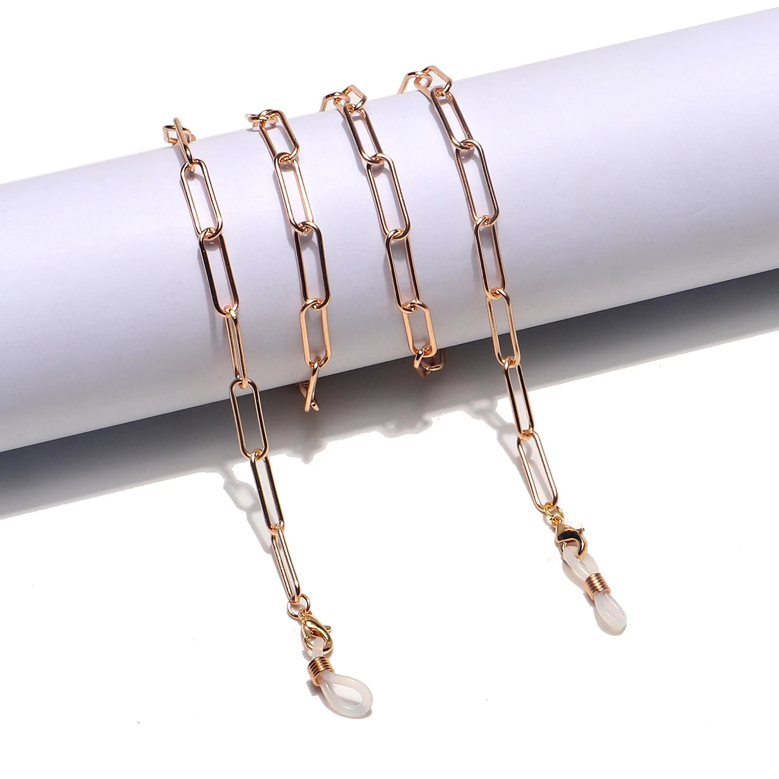 ZICHUAN ZC-20927 Women's Sunglasses & Glasses Metal Link Chain Eyewear Lanyard Necklace Strap 70cm Gold