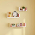 Solid Pine Wood Floating Shelves for Home Furniture Wall Decoration & Storage in Living Room