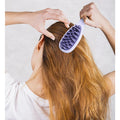 New Design Double-sided Shampoo Massager Silicone Detangling Hair Brush Smooth Hair Massage Scalp Brushes
