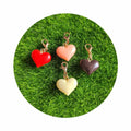 Resin Cute Heart Chocolate Keychains Key Ring Creative Cartoon Funny Car Holder Accessories