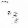 Zinc Alloy Bead DIY European Big Hole Crosses Metal Beads Fits Charm Bracelets Necklaces Pendants Making R95