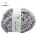 Charmkey Popular Blanket Yarn Fluffy Thick Yarn Polyester Hand Knitting Yarn