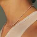 EManco Waterproof Dainty Stainless Steel Gold Plated Mens Octagonal Chain Necklace Jewelry Octagon Chain Necklace Men MegaBDM