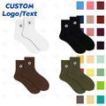 FREE DESIGN MOCKUP Design Your Own Fashion Logo Cotton Socks Custom Crew Socks Custom Logo Socks for Men
