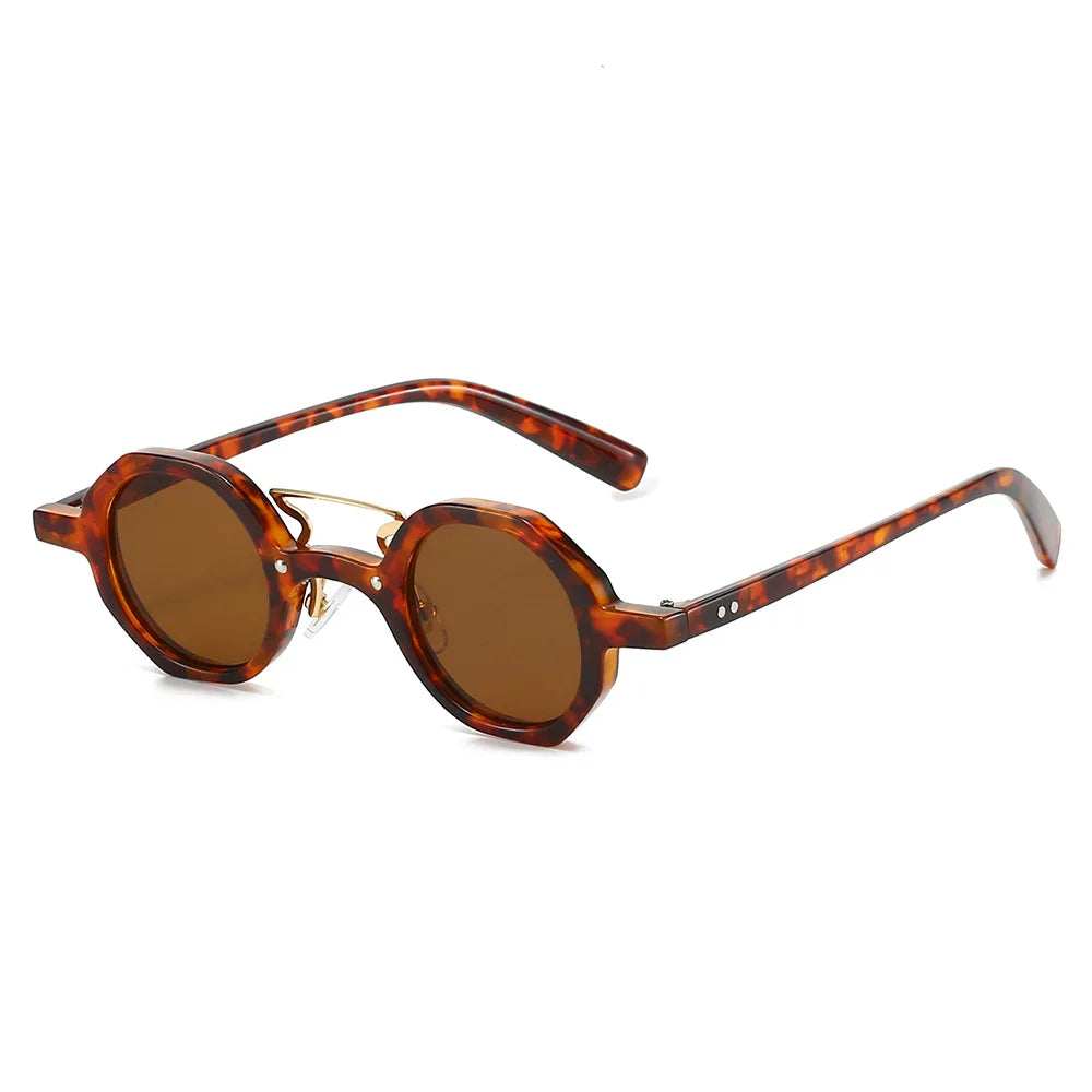 XY13163 Retro Vintage Style Hip-hop Punk Sun Glasses Fashion 2025 Trendy UV400 Sunglasses for Men