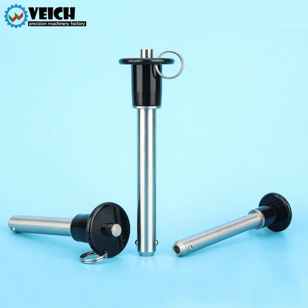 VCN011 Heavy Duty Stainless Steel Ball Lock Quick Release Pin with Customizable Options and Free Cable Rope