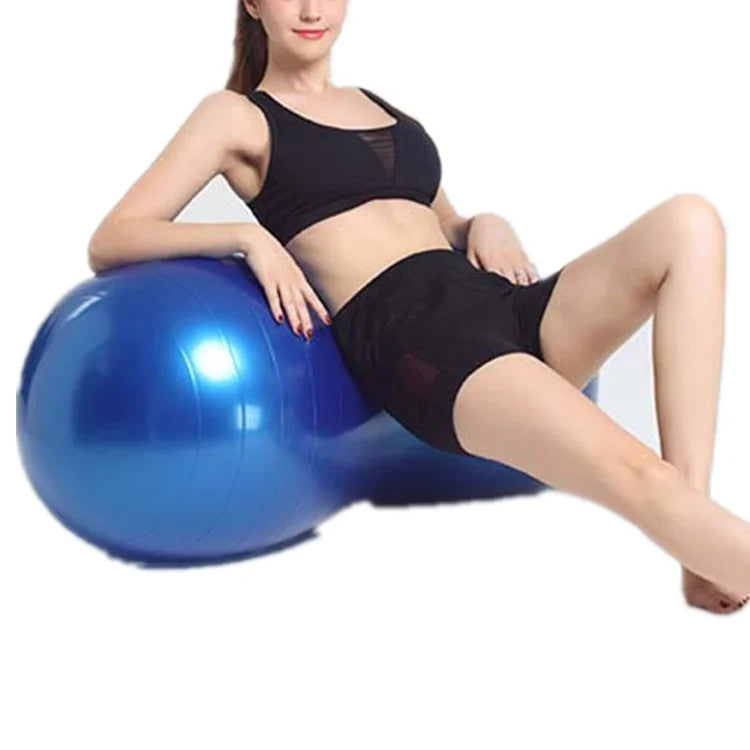 Private Label 45*90cm Antiburst Yoga Ball Fitness Exercise Balance Peanut Pilates Ball