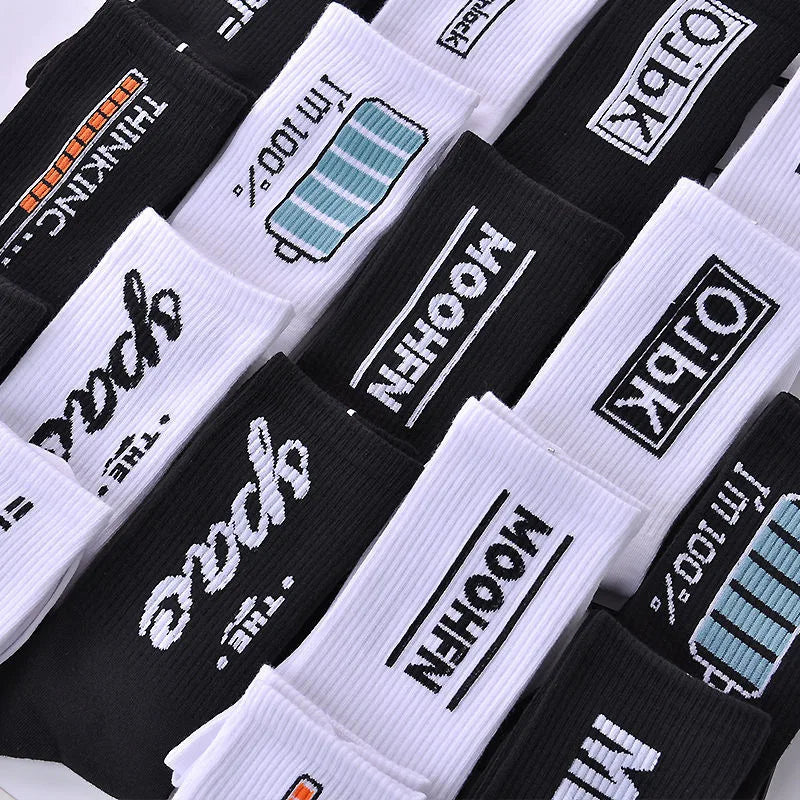 Wholesale Fashion Men'S Mid Tube Socks Spring Summer Sports Stockings Basketball Socks