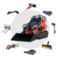 Automatic pilot Mini Skid Steer Log Grabber Attachments Mini Skid Steer Loader New 2023 25 Hp