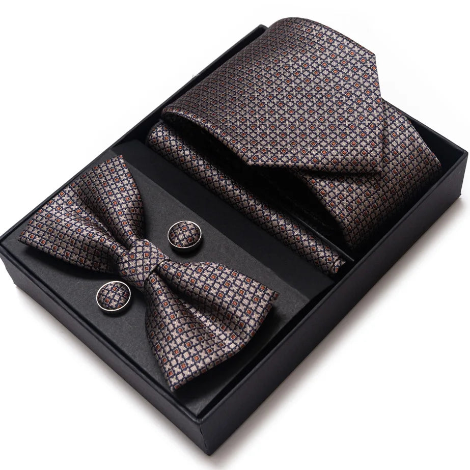 Gift Box Men's Tie and Tie Set Gift Box Group Business Dress Wedding Tie