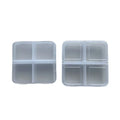 Spot Supply of Four Compartment Storage Box Multifunctional Nail Enhancement Storage Box Mini 4 Grid One Day Medicine Box