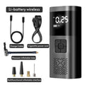 Led Portable Tire Compressor Pump for Car Inflator Car Electrical Air Pump for Tires Portable Wireless Air Pump