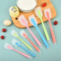 Premium Small Solid Food Grade Silicone Spatula Scraper Spoon Non-Stick Heat Resistant Dishwasher & Oven Safe Baking Pastry Tool
