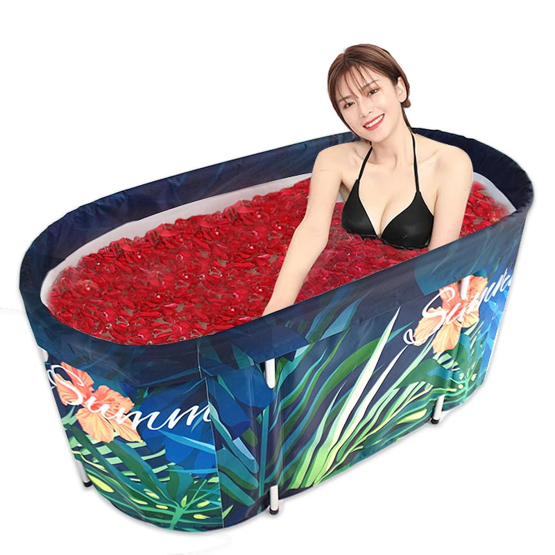 Wholesaler Hot Selling Indoor Cheap Freestanding Portable Bathroom Foldable Bathtub Without Lid for Adults