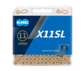 For KMC 10-Speed 118 Links Anti-Rust Gold Bicycle Bike Chain for X11EPT X11EL X11SL 1/2"x11/128" Bike Models X11EPT X11EL X11SL
