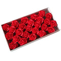 INUNION Factory Wholesale Handmade Soap Flower Rose Florist Bouquet 50pcs Per Gift Box for Graduation Father's Day Mother's Day