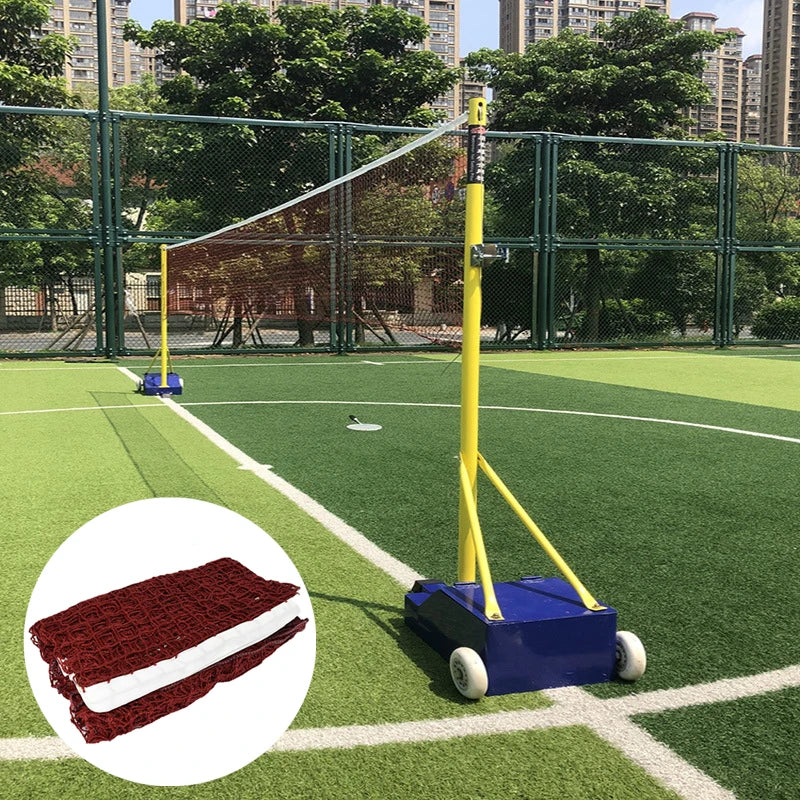 Badminton Volleyball Beach Soccer Lawn Tennis Nets Set Outdoor Stand Pole Post Badminton Racket Net