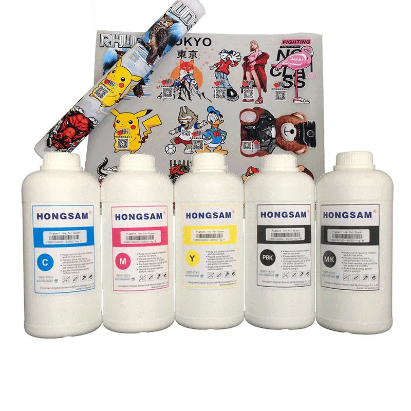 One Stop Solution Provider 1000ml Dtf Ink Manufacturer for Clothes Hoodies Tshirts Jeans Printing