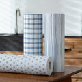 SHIMOYAMA Blue and White Printed Pattern Cleaning Cloth Multi-Function Recycled Wiping Rags for Kitchen Use